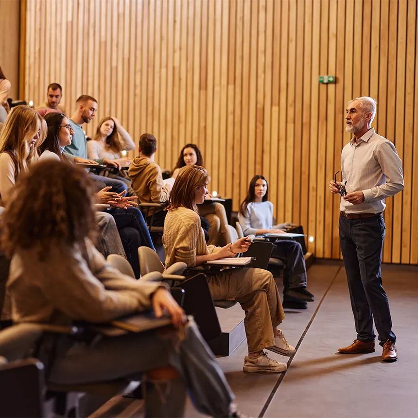 A group of employees participating in an AIM Closed Cohort training session