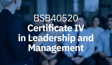 AIM Qualification BSB40520 Certificate IV Leadership and Management