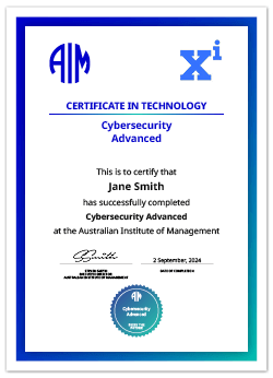 Academy Xi Cybersecurity Advanced Certificate